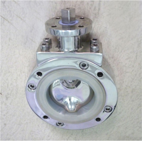 SANDWICH TYPE BUTTERFLY VALVE FOR VACCUME