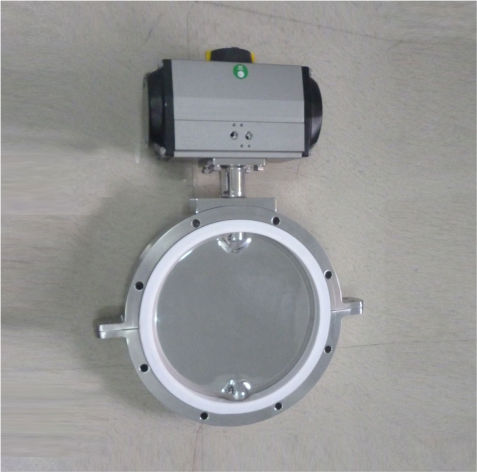 SPLIT TYPE BUTTERFLY VALVE WITH TEFLON SEAT