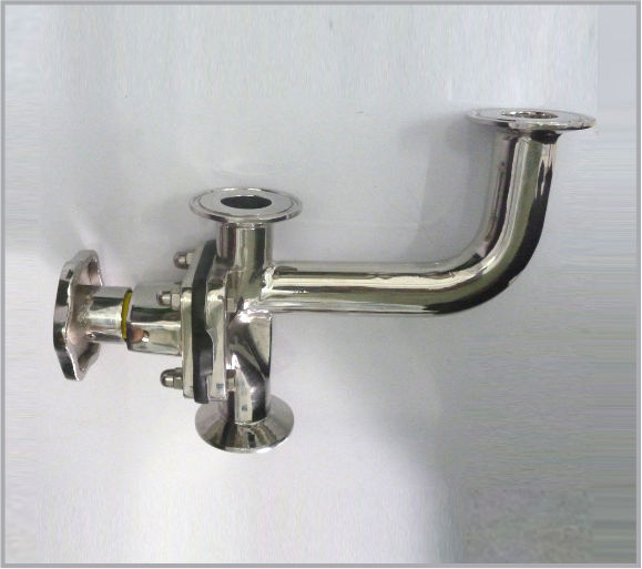 ZERO DEAD LEG VALVE WITH HANDLE